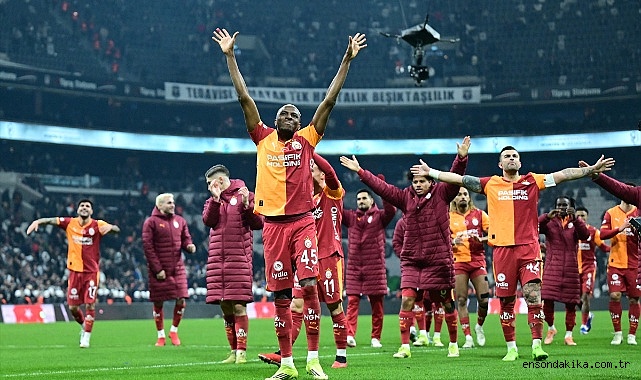 Derbide kazanan Galatasaray: Beşiktaş'ı 1-0 mağlup etti