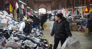 Edirne'de tarihi çarşılarda bayram hareketliliği yaşanıyor