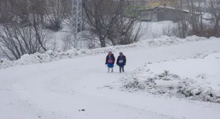 Erzurum, Kars, Tunceli ve Ardahan'da kar yerini soğuk havaya bıraktı