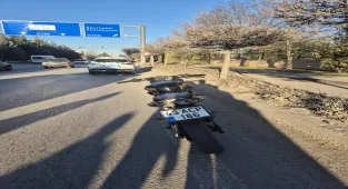 Eskişehir'de kaza yapan ehliyetsiz motosiklet sürücüsüne 200 bin lira ceza