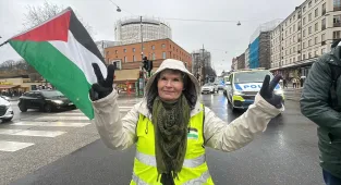 İsveç'te, İsrail'in Filistin ve Lübnan'a saldırıları protesto edildi