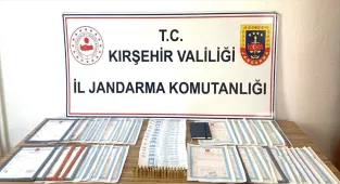 Kırşehir'de tefecilik operasyonunda 3 şüpheli yakalandı