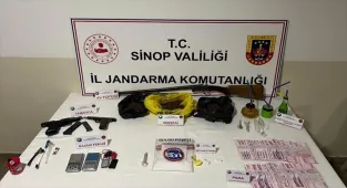 Sinop'ta uyuşturucu operasyonunda yakalanan 2 zanlı tutuklandı