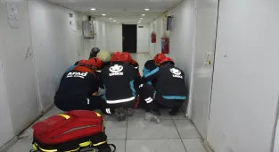 Şırnak'ta Deprem Haftası kapsamında farkındalık eğitimi ve tatbikatı yapıldı