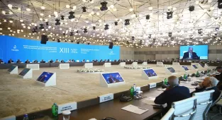 TDT Aksakallar Konseyi Başkanı Yıldırım, 13. Küresel Bakü Forumunda konuştu: