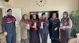 Yozgat'ta jandarma ekipleri köylerde KADES'i tanıttı