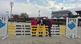 Ankara Yıldırım Beyazıt Üniversitesi Spor Kulübü binicisi Turasan, 3 kupa kazandı