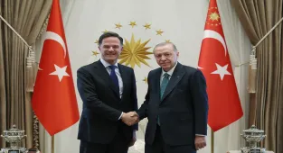 Cumhurbaşkanı Erdoğan, NATO Genel Sekreteri Rutte'yi kabul etti