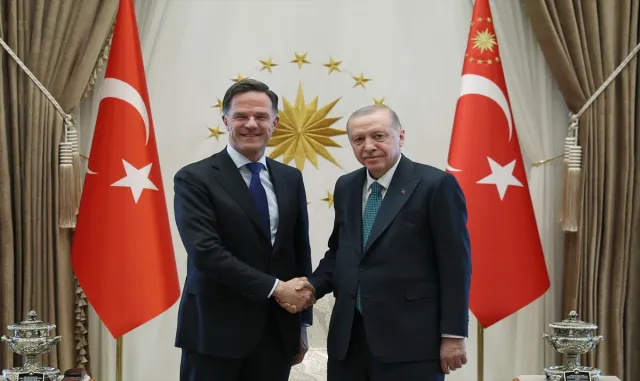 Cumhurbaşkanı Erdoğan, NATO Genel Sekreteri Rutte'yi kabul etti