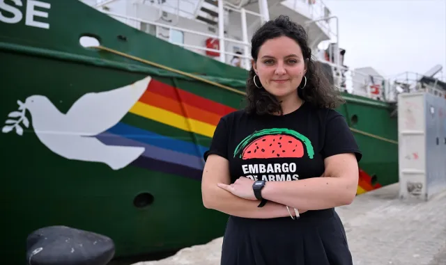 Greenpeace Gazze'deki soykırımı durdurmak için ilk kez Küresel Sumud Filosu'na katıldı