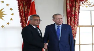 İletişim Başkanlığından Cumhurbaşkanı Erdoğan'ın KKTC Cumhurbaşkanı Erhürman ile görüşmesine ilişkin açıklama