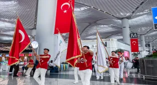 İstanbul Havalimanı'nda 23 Nisan coşkusu