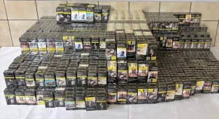 Kırşehir'de gümrük kaçağı 1605 paket sigara ele geçirildi