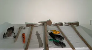 Kırşehir'de izinsiz kazı yapan 2 zanlı suçüstü yakalandı