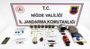 Niğde'de uyuşturucu operasyonunda 1 şüpheli yakalandı