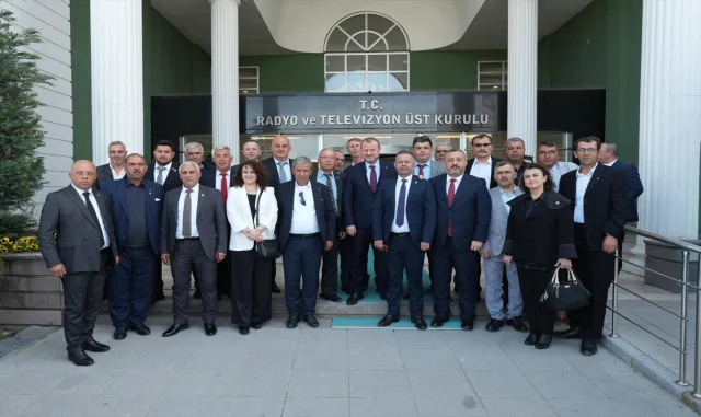 RTÜK Başkanı Daniş Çanakkaleli konuklarını ağırladı