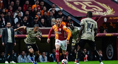 Sane attı, Galatasaray ilk yarıyı 1-0 önde tamamladı