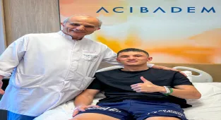 Trabzonspor'da Taha Emre İnce, dizinden operasyon geçirdi