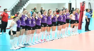 Voleybolda Kadınlar 1. Lig final etabı Alanya'da sona erdi