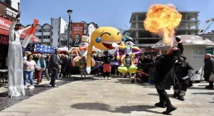 3. Ordu Şehir Tiyatroları Festivali kortej yürüyüşüyle başladı