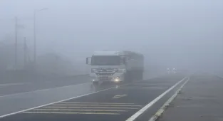 Bolu Dağı'nda sis ve sağanak etkili oldu