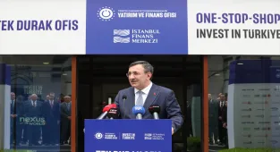 Cumhurbaşkanı Yardımcısı Yılmaz, Tek Durak Ofis Açılış Töreni'nde konuştu: