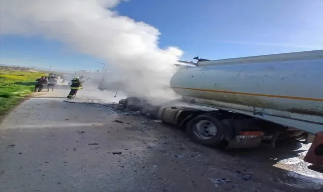 Eskişehir'de tankerde çıkan yangın söndürüldü
