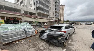 GÜNCELLEME 2 - Gaziantep'te fırtınanın verdiği hasar gün aydınlanınca ortaya çıktı