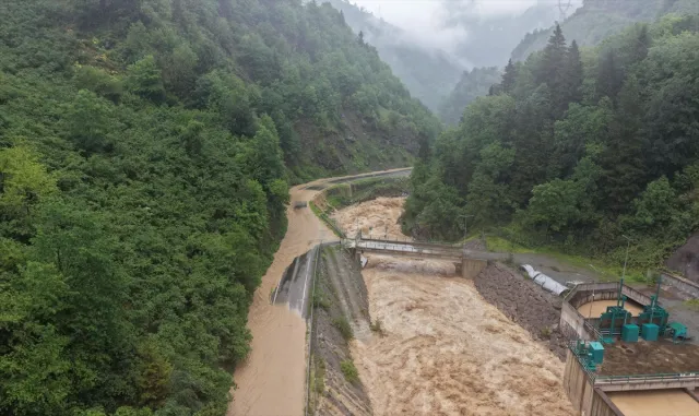 GÜNCELLEME - Ordu ve Giresun'da yağış etkili oldu