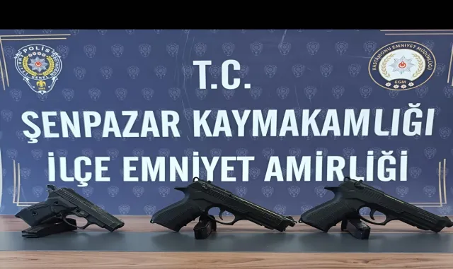 Kastamonu'da silahla havaya ateş eden 3 kişiye 45 bin lira para cezası uygulandı