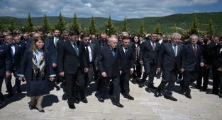 MHP Genel Başkanı Bahçeli, Ülkücü Şehitler Anıtı'nı ziyaret etti: