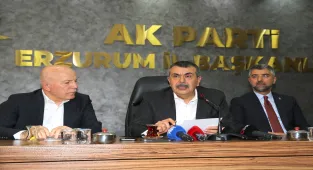 Milli Eğitim Bakanı Tekin, AK Parti Erzurum İl Başkanlığı ziyaretinde konuştu: