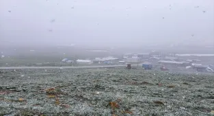 Şırnak'ın yüksek kesimlerinde kar etkili oldu