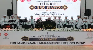 Şırnak'ta hafızlığını tamamlayan 335 öğrenci icazet aldı