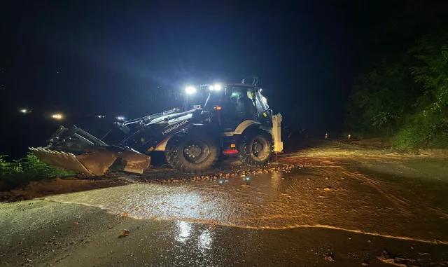 Trabzon'da sağanak etkili oldu