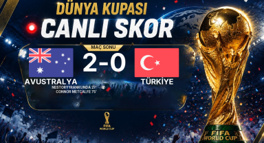 Avustralya 2-0 Türkiye — Maç Sona Erdi