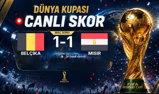Belçika - Mısır Skor: 1-1