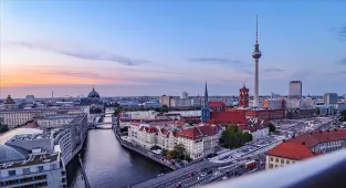 Berlin'de Filistin'e destek gösterisi düzenlendi