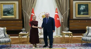 Cumhurbaşkanı Erdoğan, AB Yüksek Temsilcisi Kallas'ı kabul etti