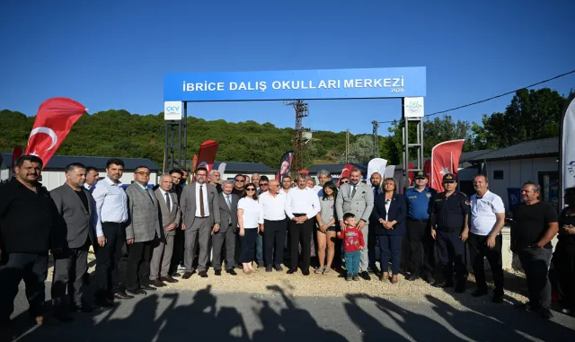 Edirne'de İbrice Limanı Dalış Okulları hizmet binaları törenle açıldı