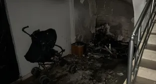 Eskişehir'de çıkan yangında 2 kişi dumandan etkilendi