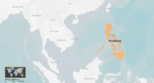 Filipinler'in güneyinde 6,2 büyüklüğünde deprem
