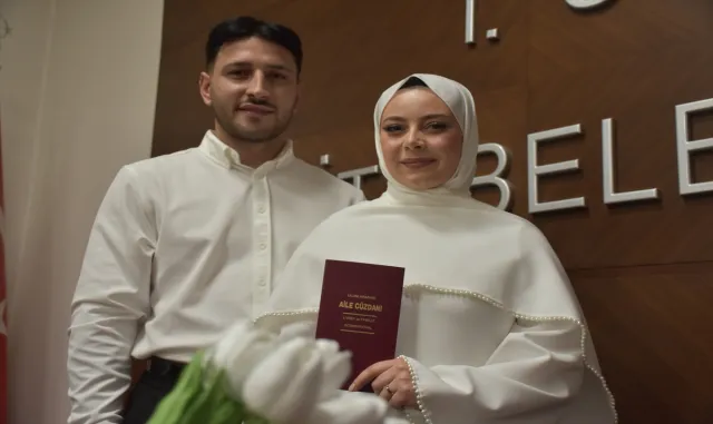 Gümüşhane'de 14 çift nikah için 06.06.2026yı seçti