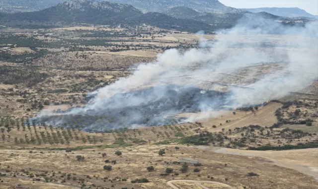 GÜNCELLEME - Çanakkale'de ormanlık alanda çıkan yangın kontrol altına alındı