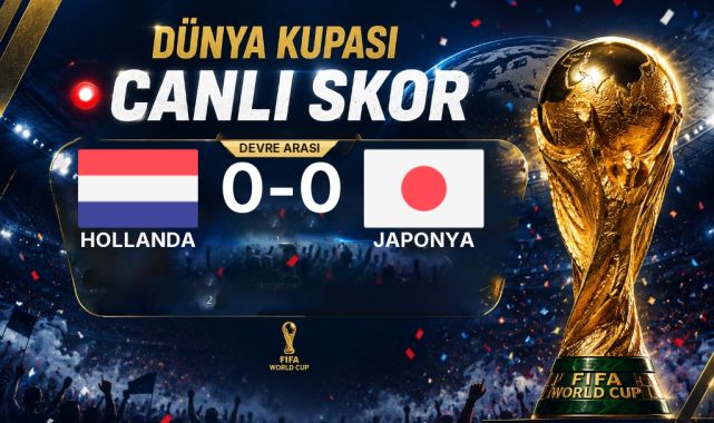 Hollanda - Japonya Maçında Devre Arası