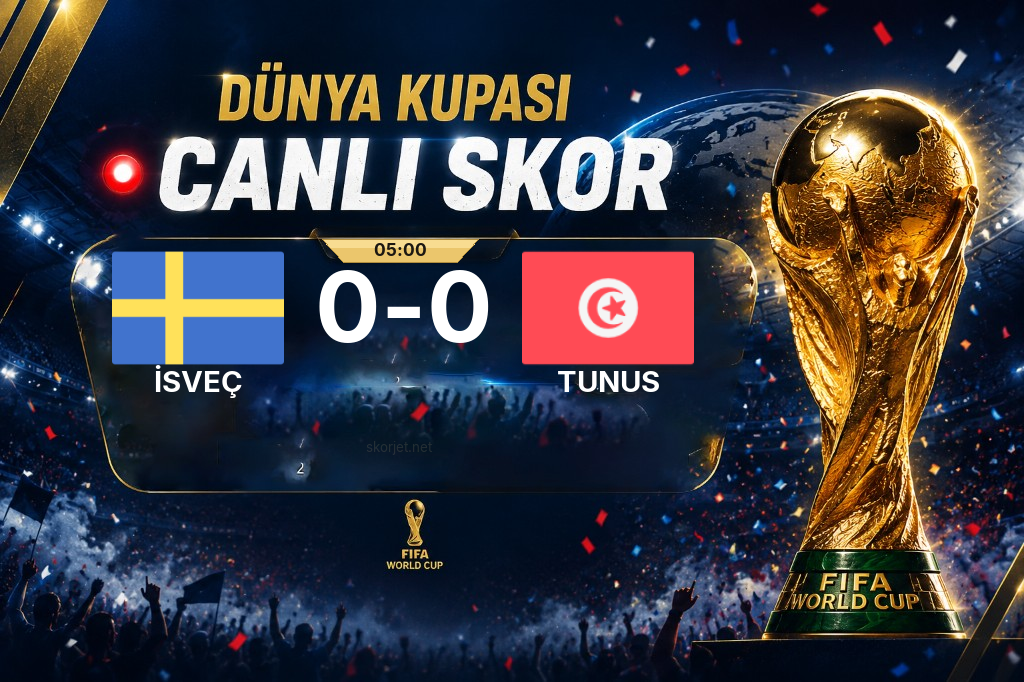 İsveç - Tunus Maçı Muhtemel 11'leri ve Detayları