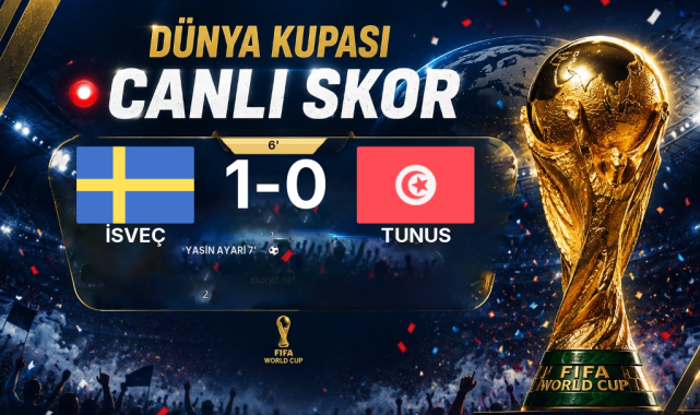 İsveç - Tunus Maçında Gol: Yasin Ayari (7. dakika)