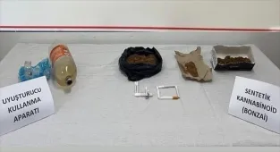 Kırşehir'de uyuşturucu operasyonunda 2 zanlı yakalandı