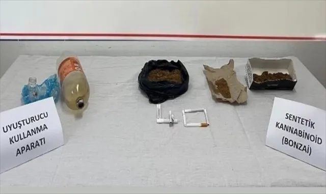 Kırşehir'de uyuşturucu operasyonunda 2 zanlı yakalandı