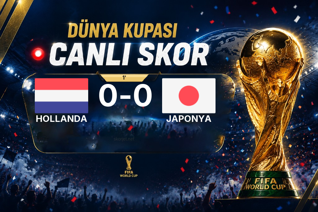 MAÇ BAŞLADI | Hollanda - Japonya